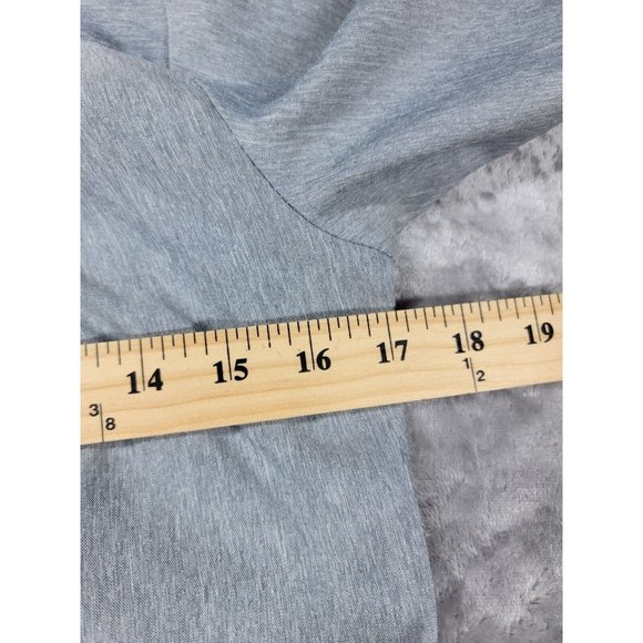 Magellan Fishing Shirt XS Heather Blue Women Fish Gear Classic Fit tunic - Picture 2 of 6